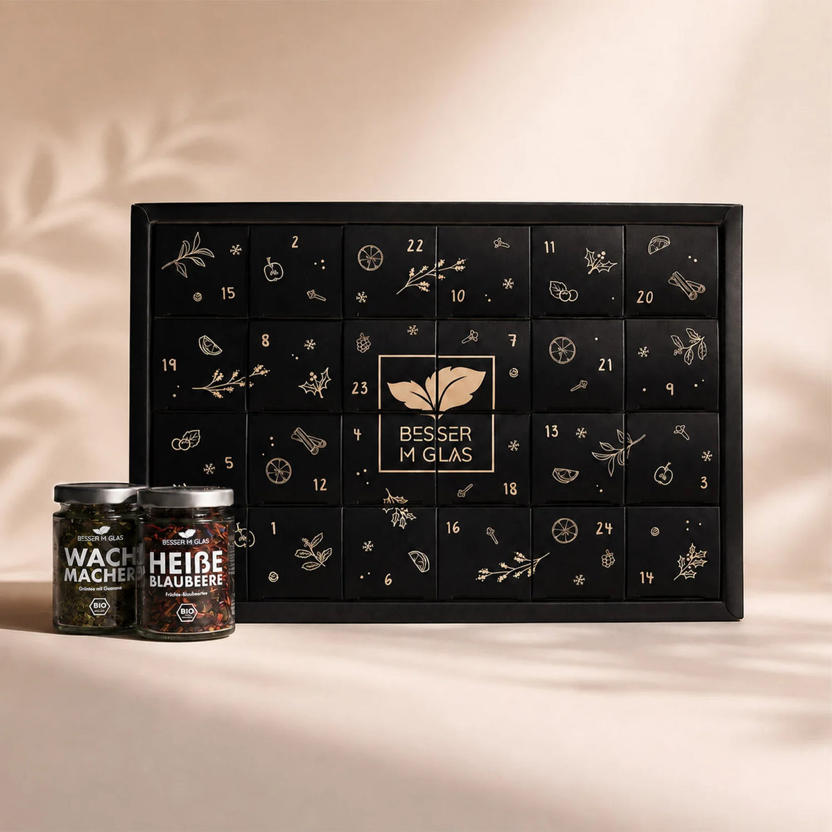 Tee-Adventskalender von Besser im Glas